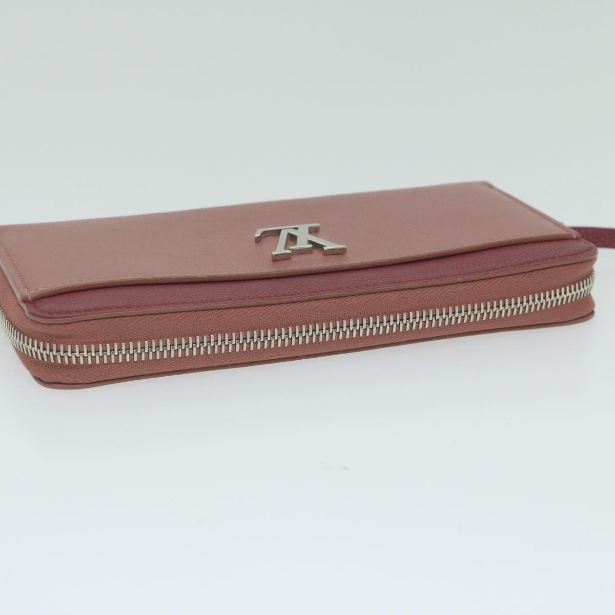 LOUIS VUITTON Zippy Rock Me Long Wallet Calf leather Pink M62949 LV Auth hk1005