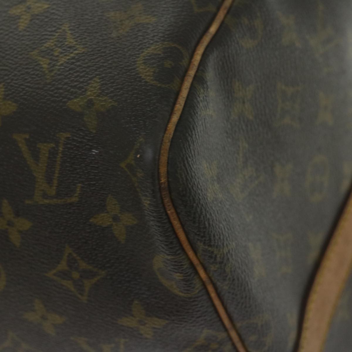 LOUIS VUITTON Monogram Keepall Bandouliere 55 Boston Bag M41414 LV Auth hk1037