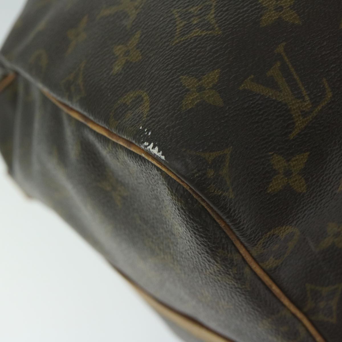 LOUIS VUITTON Monogram Keepall Bandouliere 55 Boston Bag M41414 LV Auth hk1037