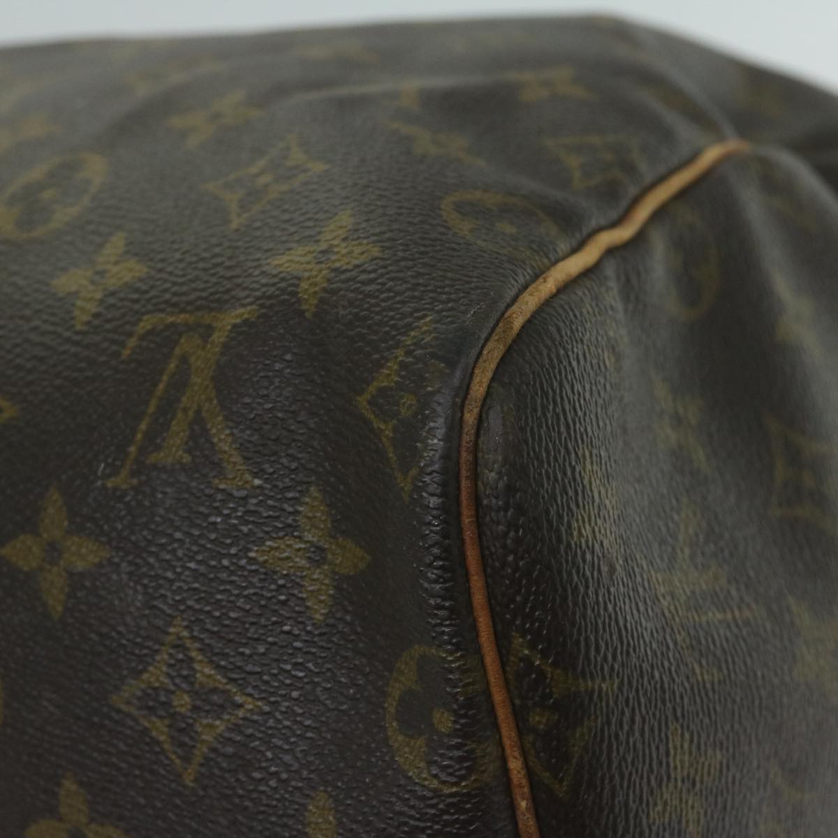 LOUIS VUITTON Monogram Keepall Bandouliere 55 Boston Bag M41414 LV Auth hk1037