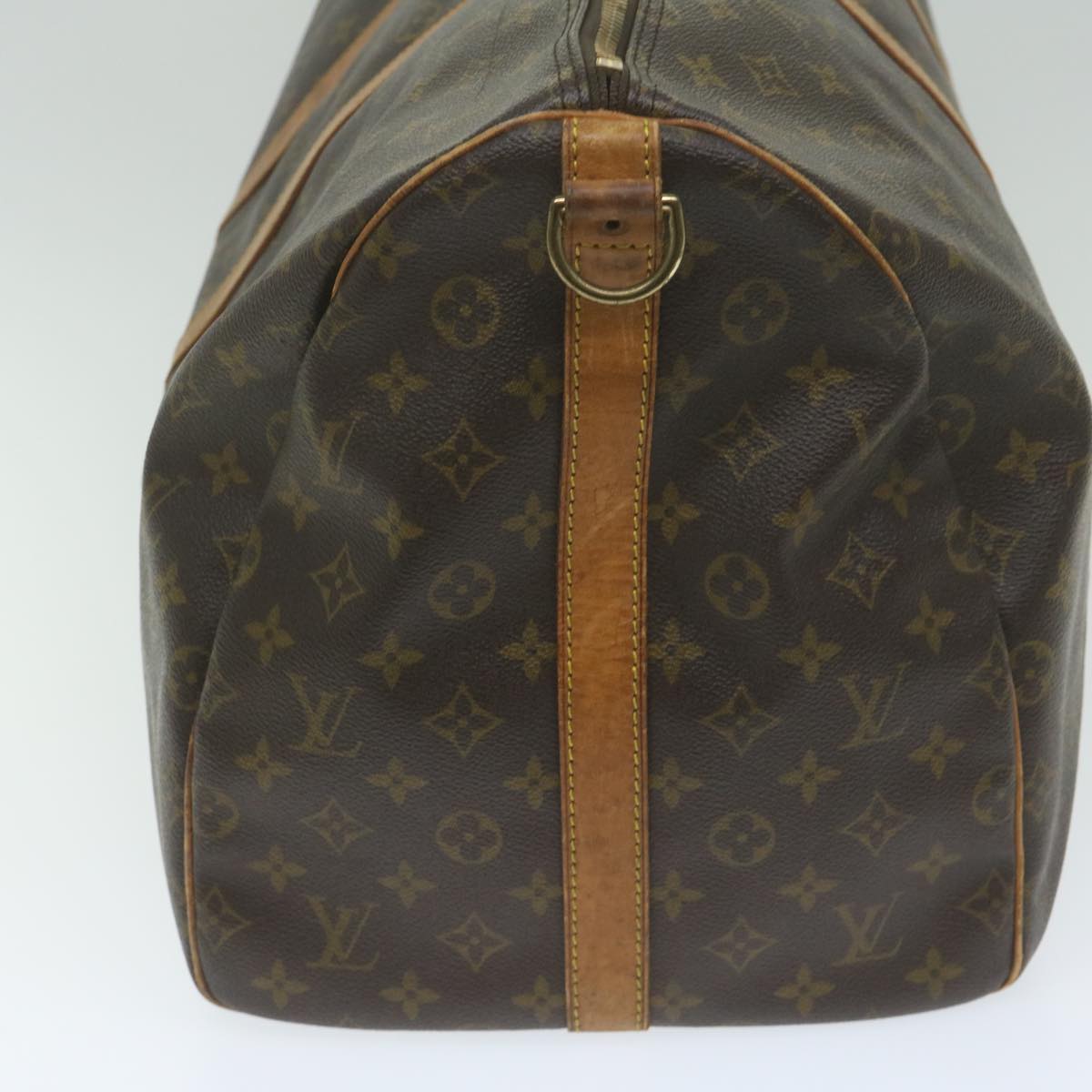 LOUIS VUITTON Monogram Keepall Bandouliere 55 Boston Bag M41414 LV Auth hk1037