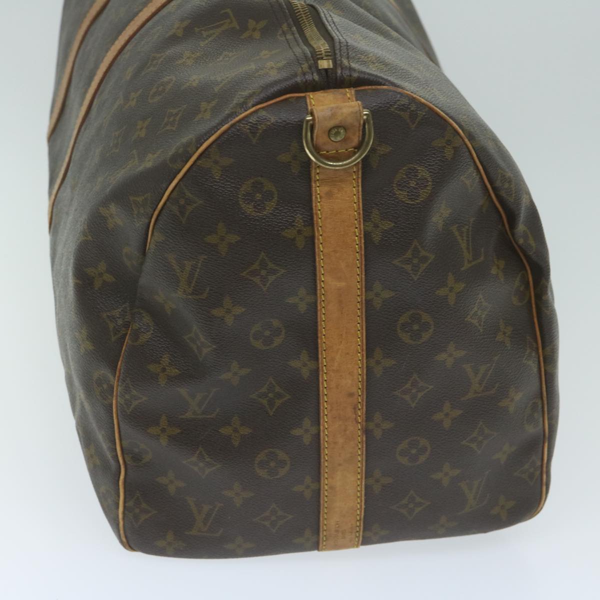 LOUIS VUITTON Monogram Keepall Bandouliere 55 Boston Bag M41414 LV Auth hk1037