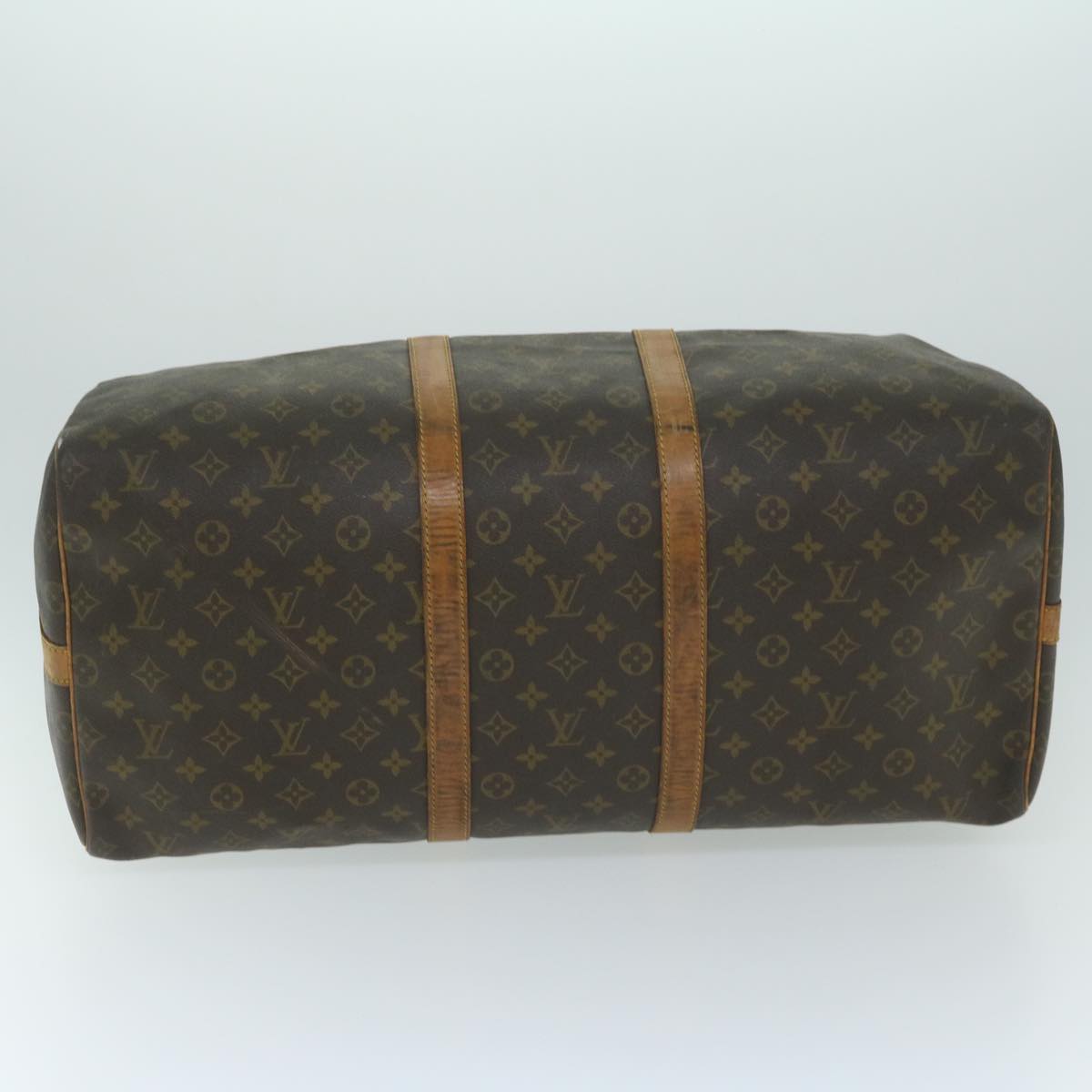 LOUIS VUITTON Monogram Keepall Bandouliere 55 Boston Bag M41414 LV Auth hk1037