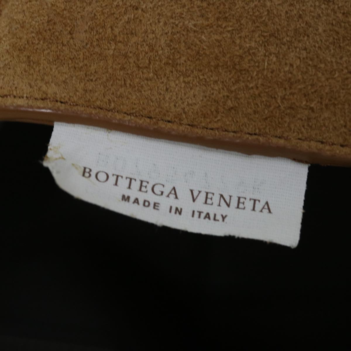 BOTTEGAVENETA MAXI INTRECCIATO Zaalco Tote Bag Leather Brown Auth hk1041