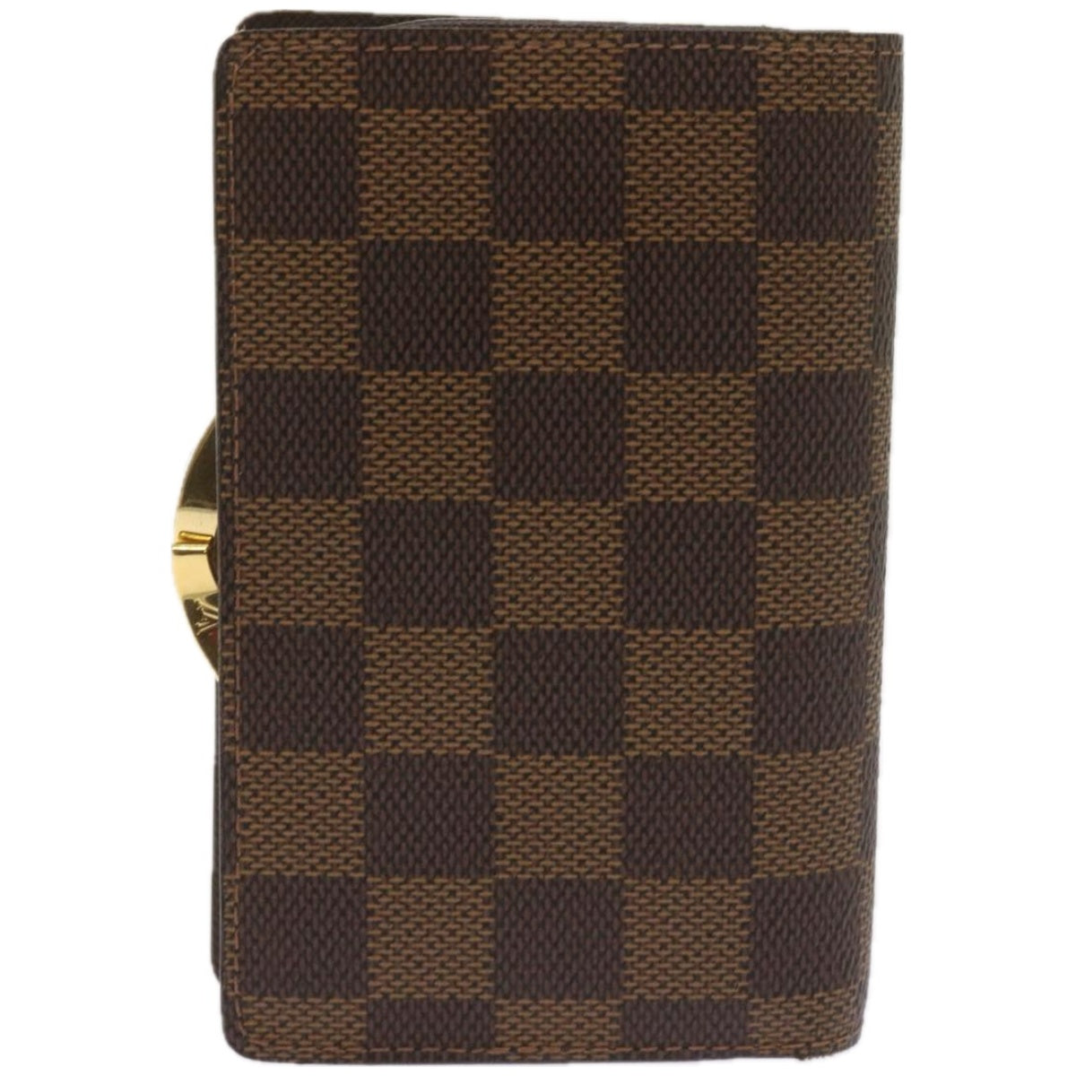 LOUIS VUITTON Damier Ebene Portefeuille Viennois Wallet N61674 LV Auth hk1061