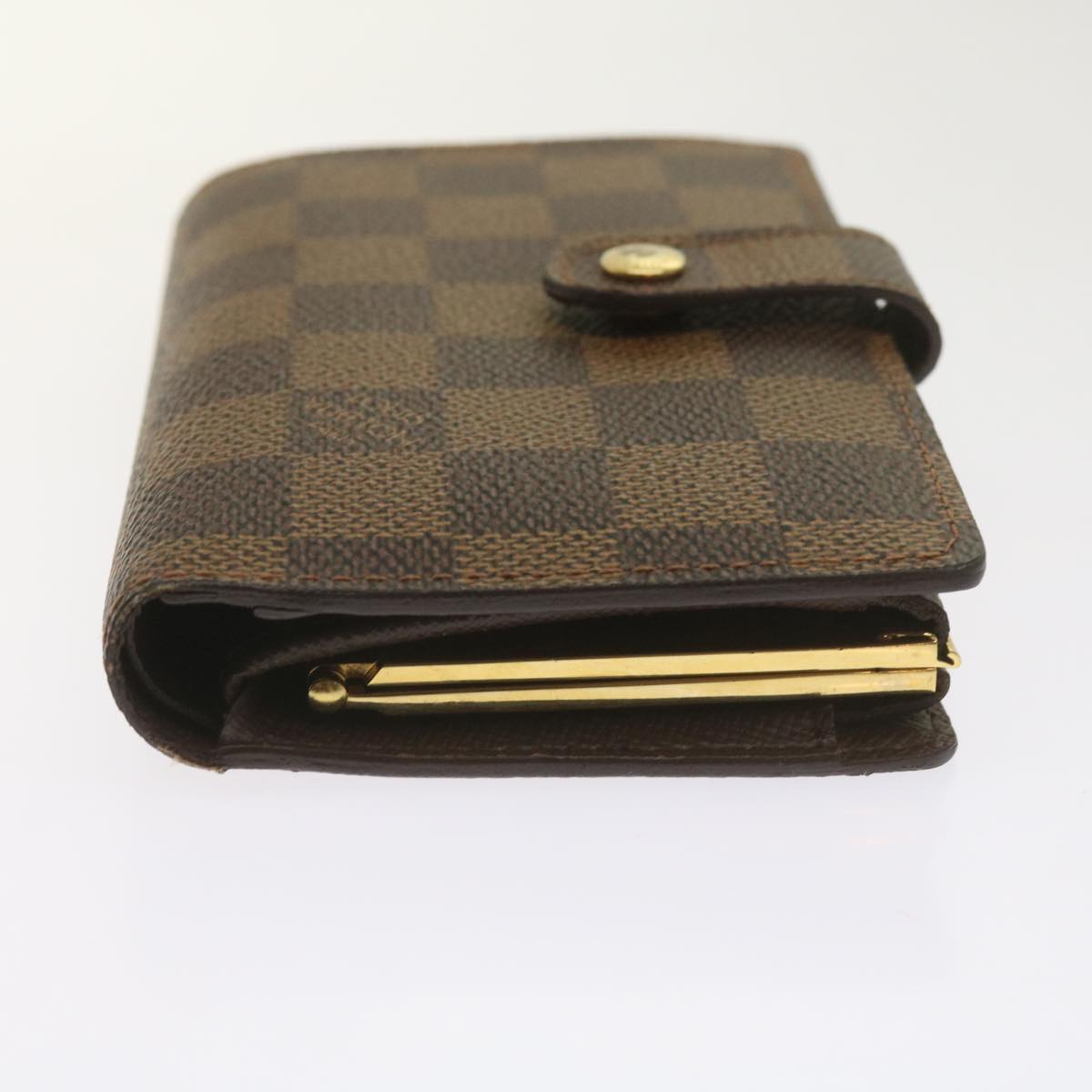 LOUIS VUITTON Damier Ebene Portefeuille Viennois Wallet N61674 LV Auth hk1061