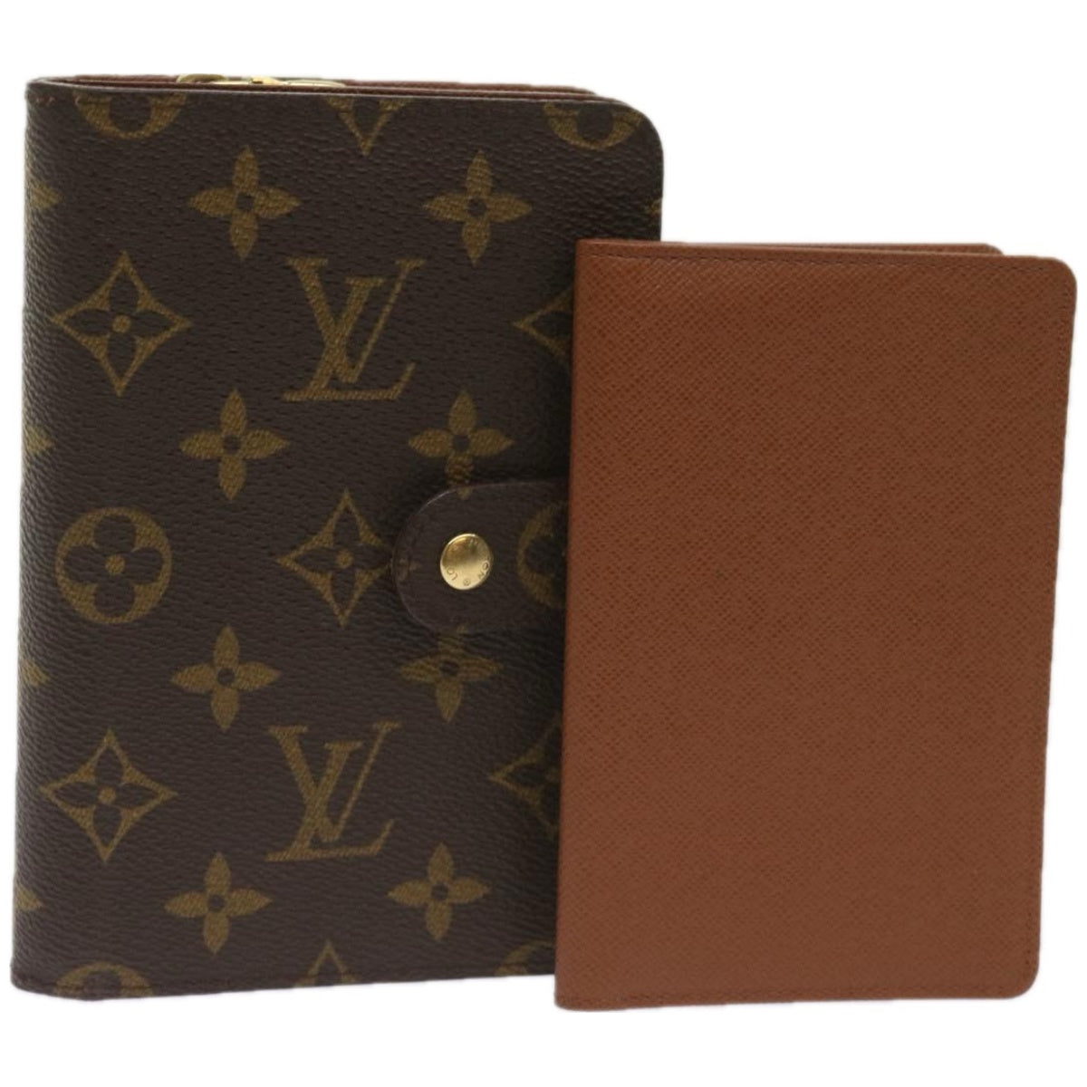 LOUIS VUITTON Monogram Porto Papie Zip Wallet M61207 LV Auth hk1065