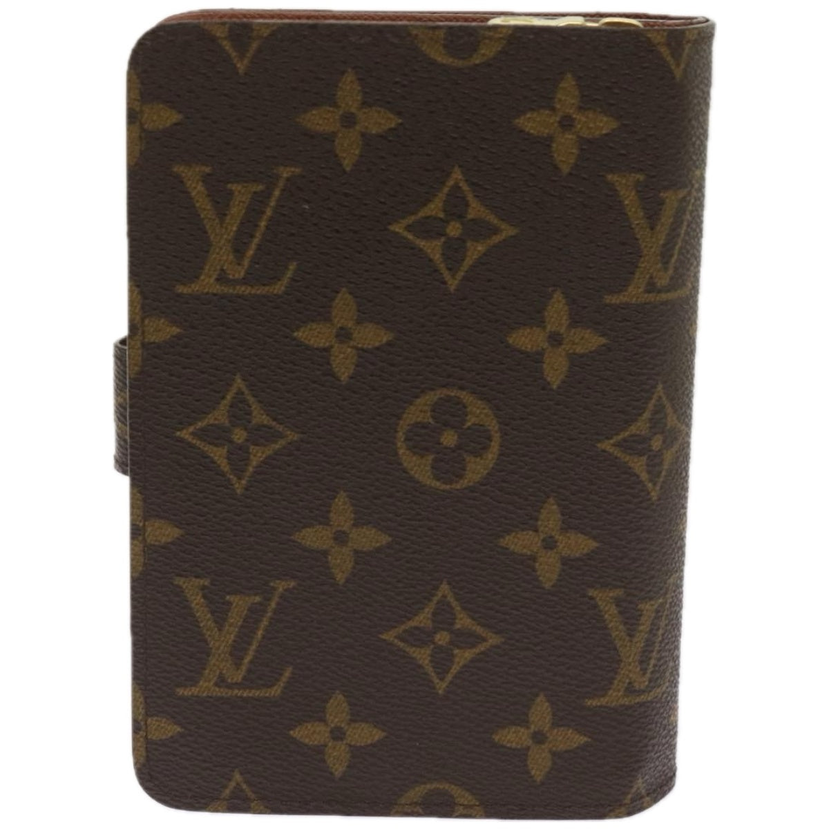 LOUIS VUITTON Monogram Porto Papie Zip Wallet M61207 LV Auth hk1065