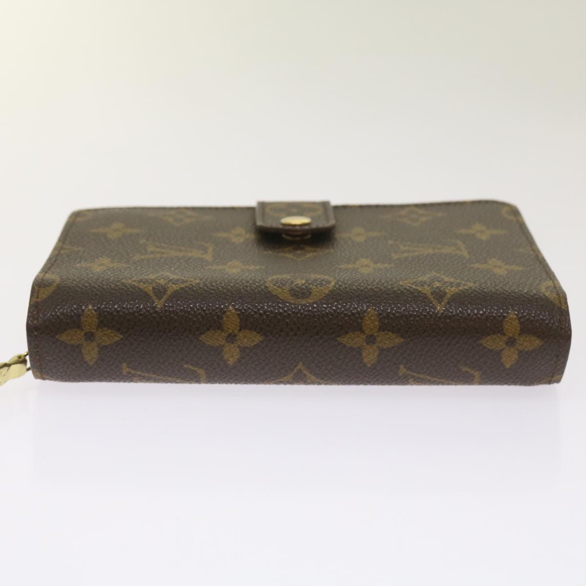 LOUIS VUITTON Monogram Porto Papie Zip Wallet M61207 LV Auth hk1065