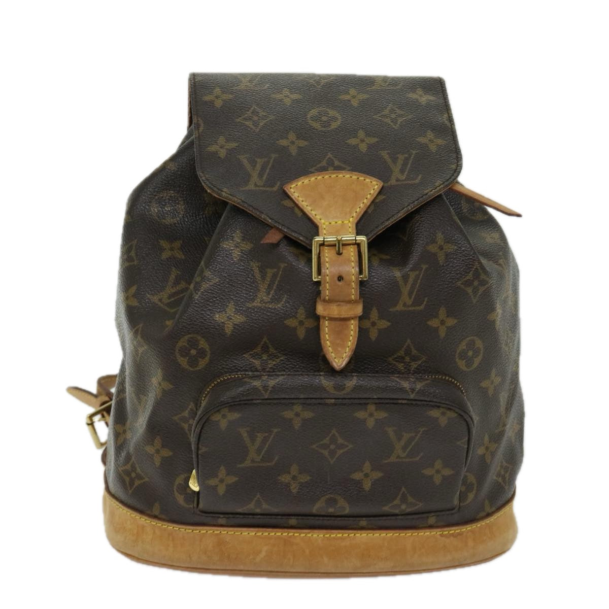 LOUIS VUITTON Monogram Montsouris MM Backpack M51136 LV Auth hk1078