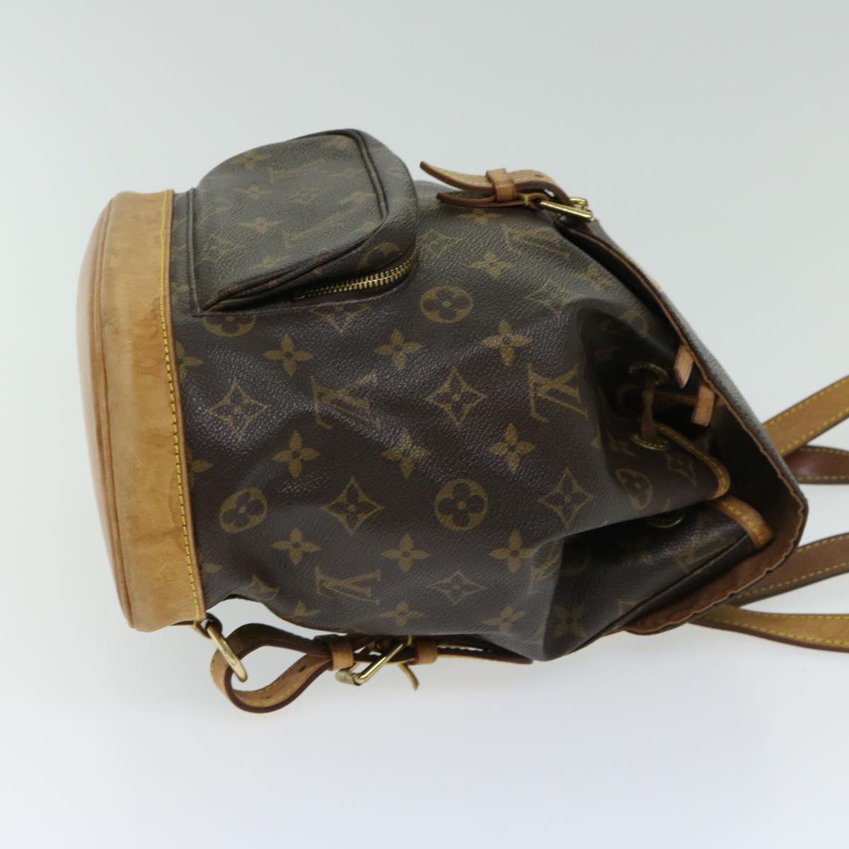 LOUIS VUITTON Monogram Montsouris MM Backpack M51136 LV Auth hk1078