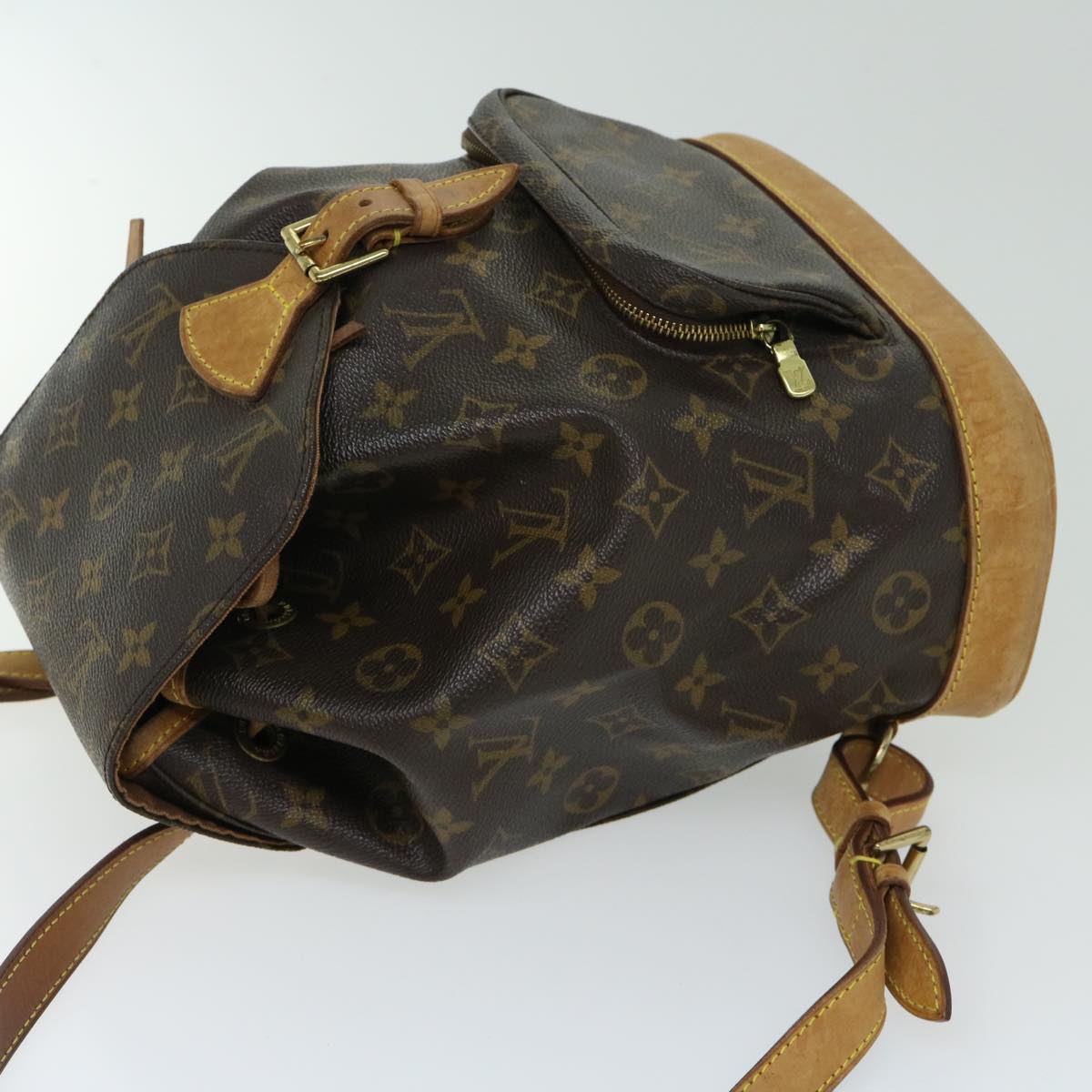 LOUIS VUITTON Monogram Montsouris MM Backpack M51136 LV Auth hk1078