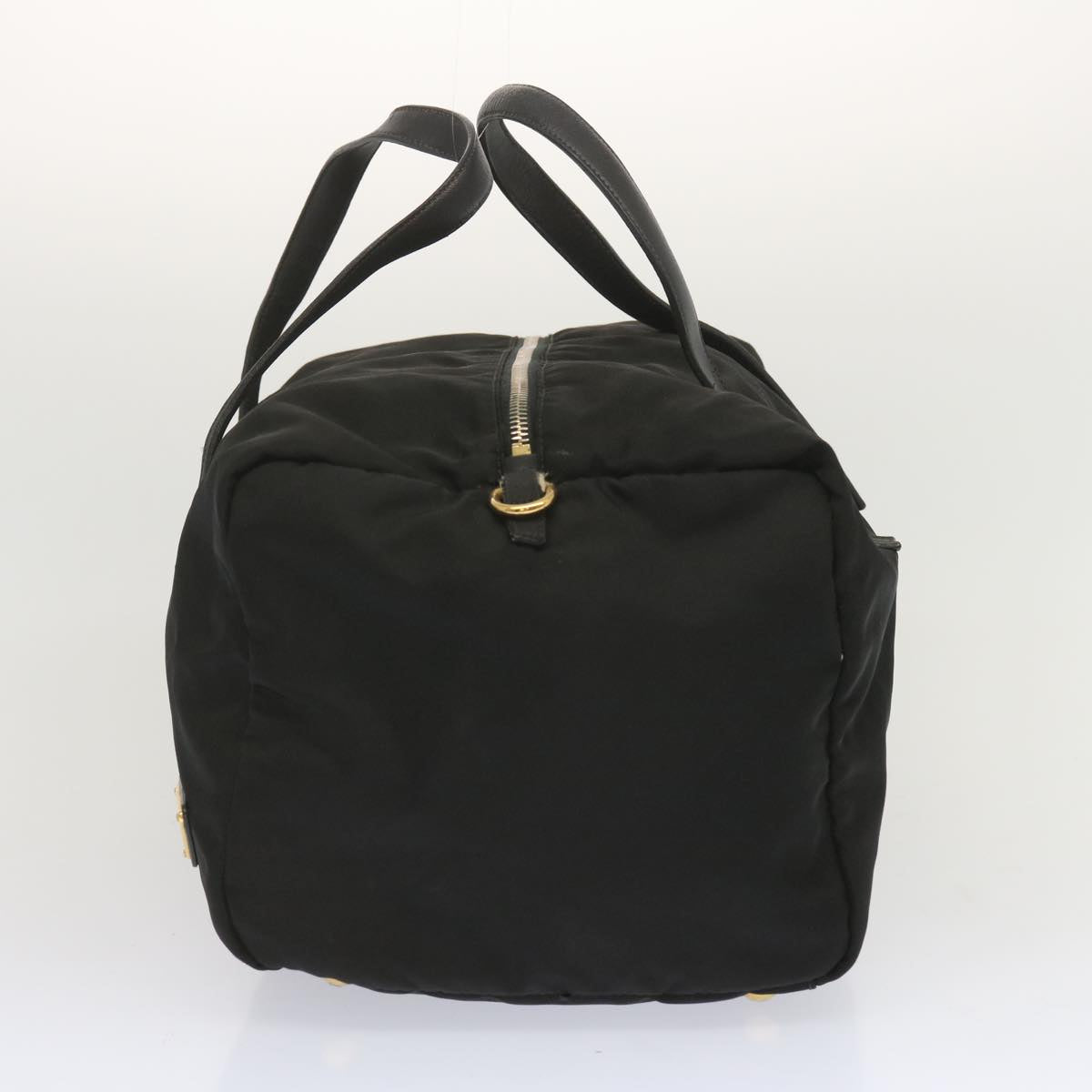 PRADA Hand Bag Nylon Black Auth hk1173