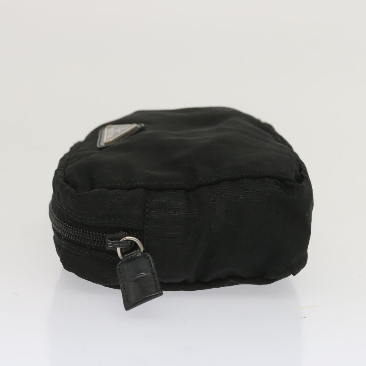 PRADA Pouch Nylon Black Auth hk1175