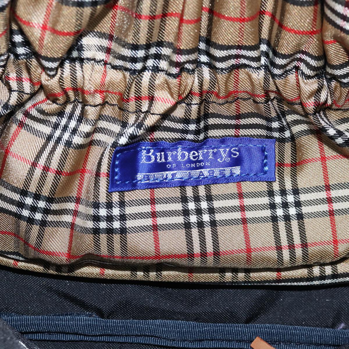 Burberrys Blue Label Tote Bag Denim Navy Auth hk1318