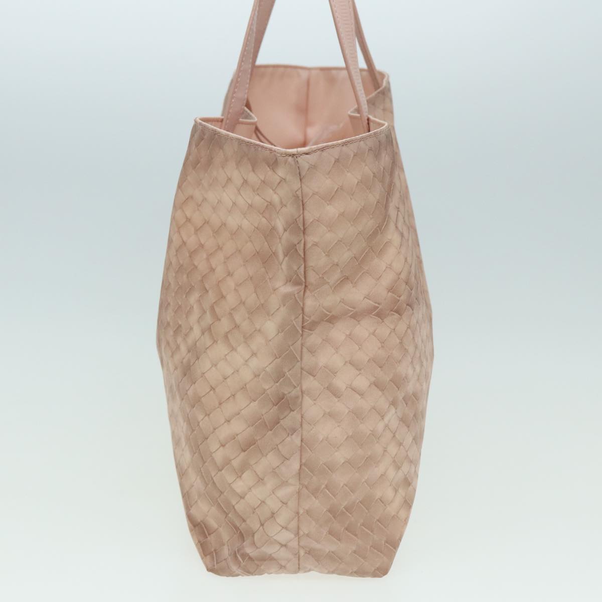 BOTTEGA VENETA Tote Bag Nylon Pink Auth hk1382