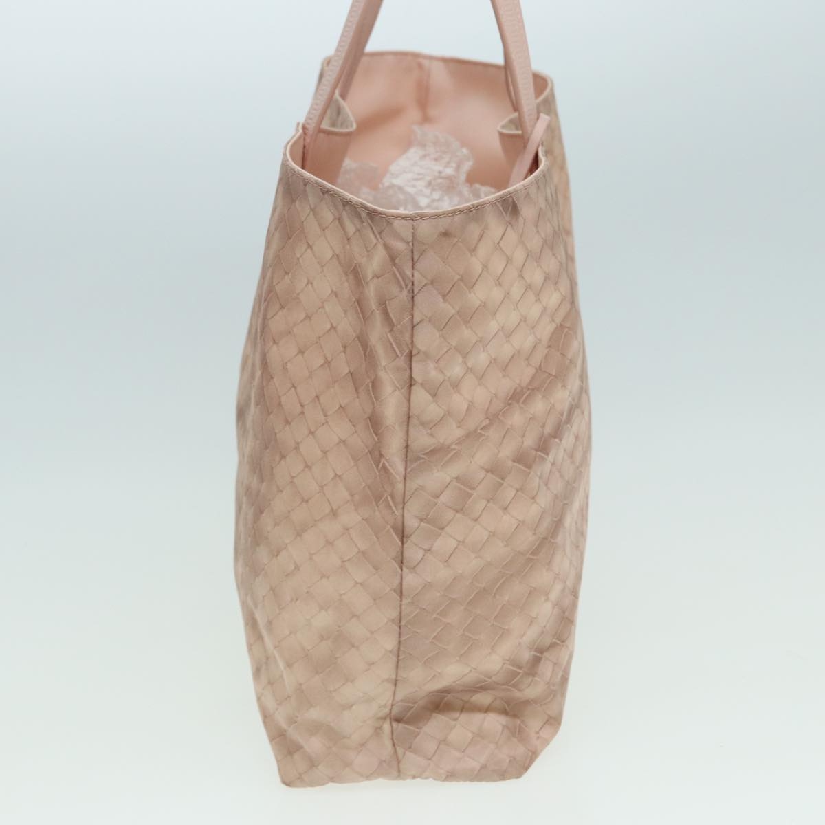 BOTTEGA VENETA Tote Bag Nylon Pink Auth hk1382