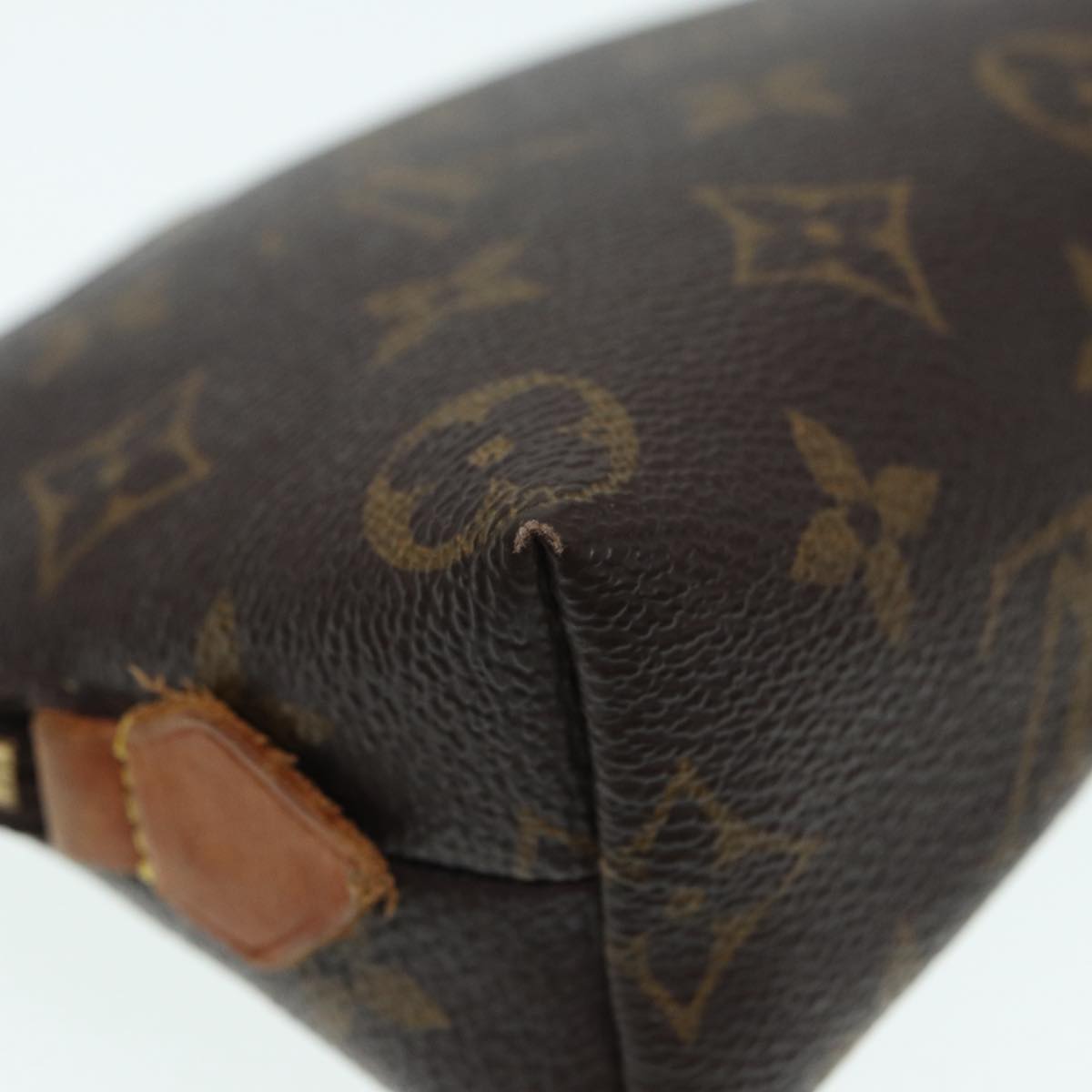 LOUIS VUITTON Monogram Pochette Cosmetic PM Cosmetic Pouch M47515 LV Auth hk1600