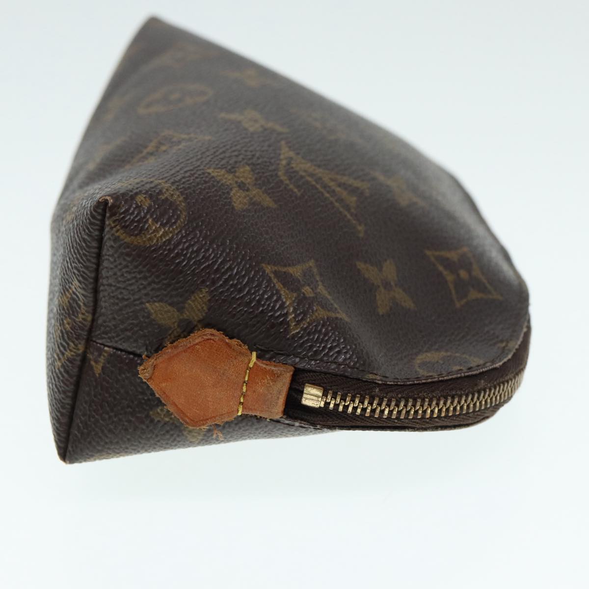 LOUIS VUITTON Monogram Pochette Cosmetic PM Cosmetic Pouch M47515 LV Auth hk1600