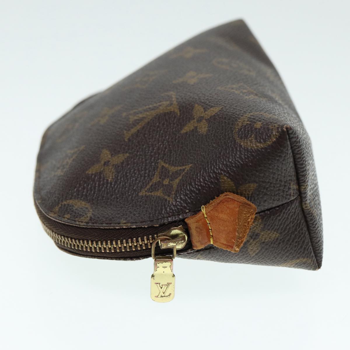 LOUIS VUITTON Monogram Pochette Cosmetic PM Cosmetic Pouch M47515 LV Auth hk1600