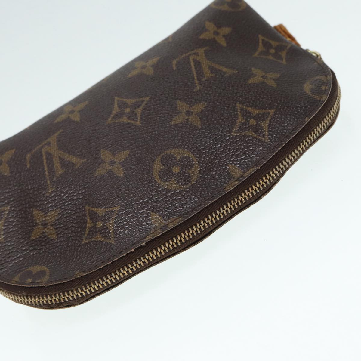 LOUIS VUITTON Monogram Pochette Cosmetic PM Cosmetic Pouch M47515 LV Auth hk1600