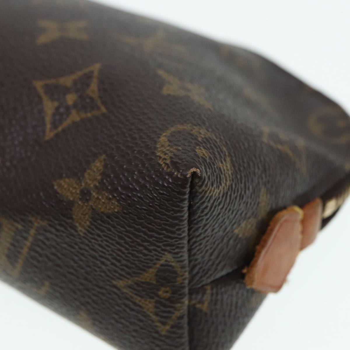 LOUIS VUITTON Monogram Pochette Cosmetic PM Cosmetic Pouch M47515 LV Auth hk1600