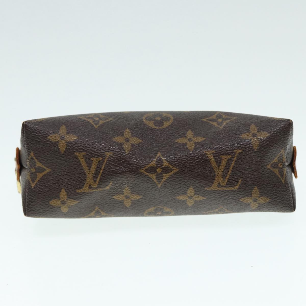 LOUIS VUITTON Monogram Pochette Cosmetic PM Cosmetic Pouch M47515 LV Auth hk1601