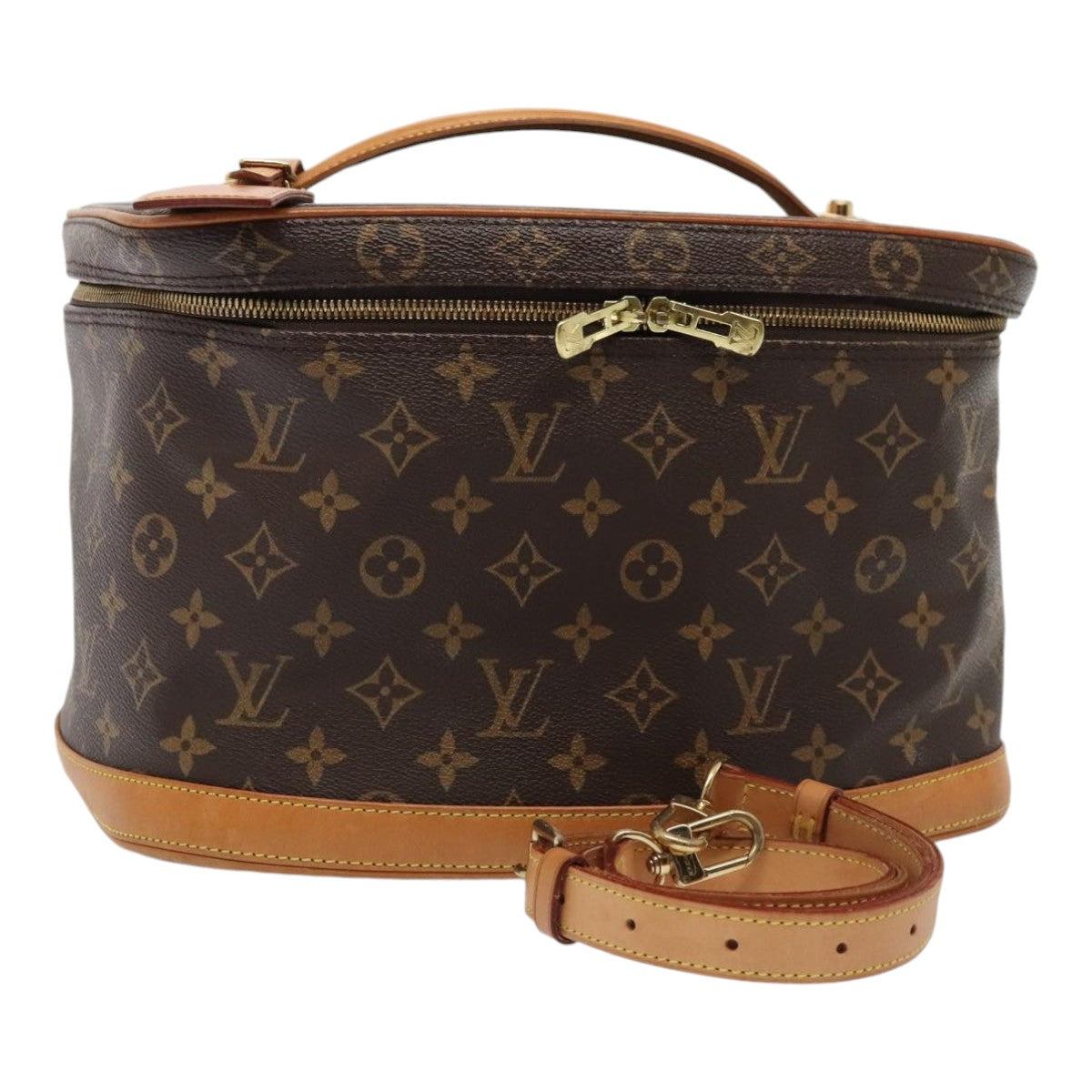 LOUIS VUITTON Monogram Nice Hand Bag M47280 LV Auth hk1620