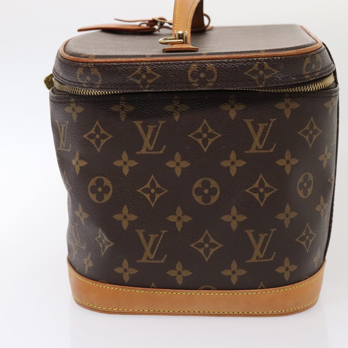 LOUIS VUITTON Monogram Nice Hand Bag M47280 LV Auth hk1620