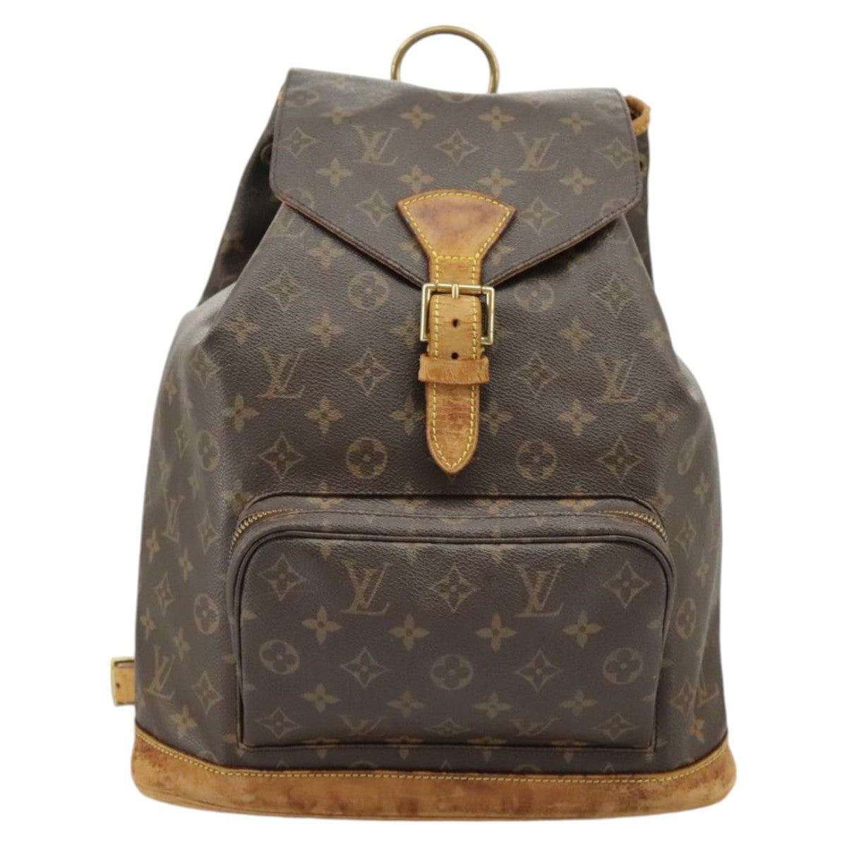 LOUIS VUITTON Monogram Montsouris GM Backpack M51135 LV Auth hk1819