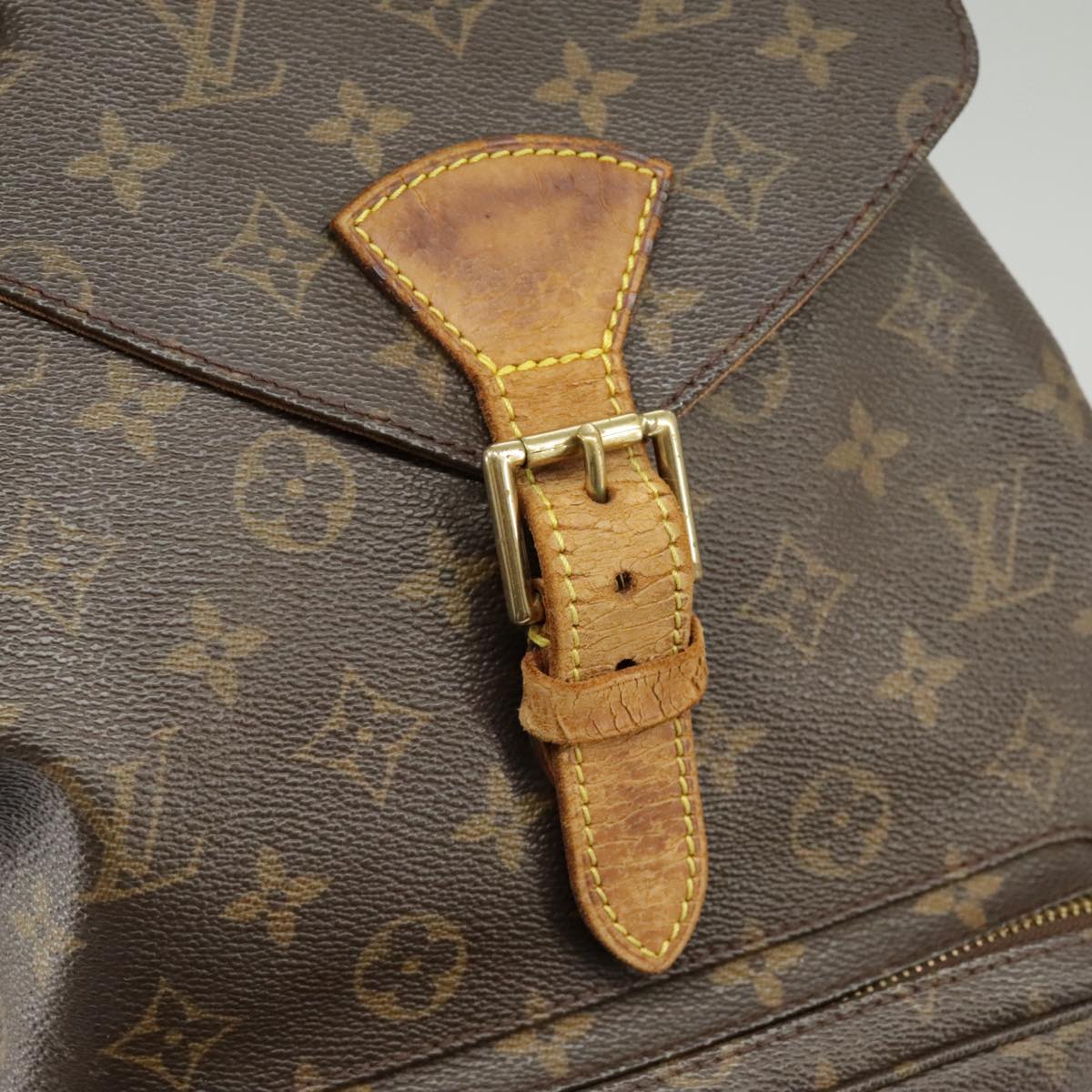 LOUIS VUITTON Monogram Montsouris GM Backpack M51135 LV Auth hk1819