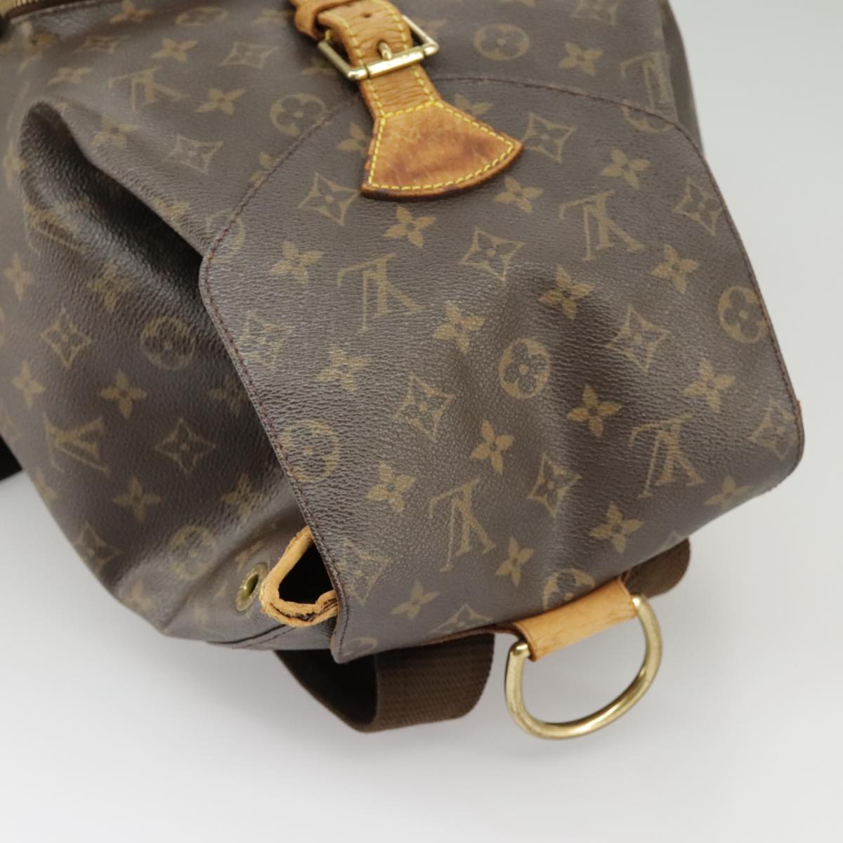 LOUIS VUITTON Monogram Montsouris GM Backpack M51135 LV Auth hk1819