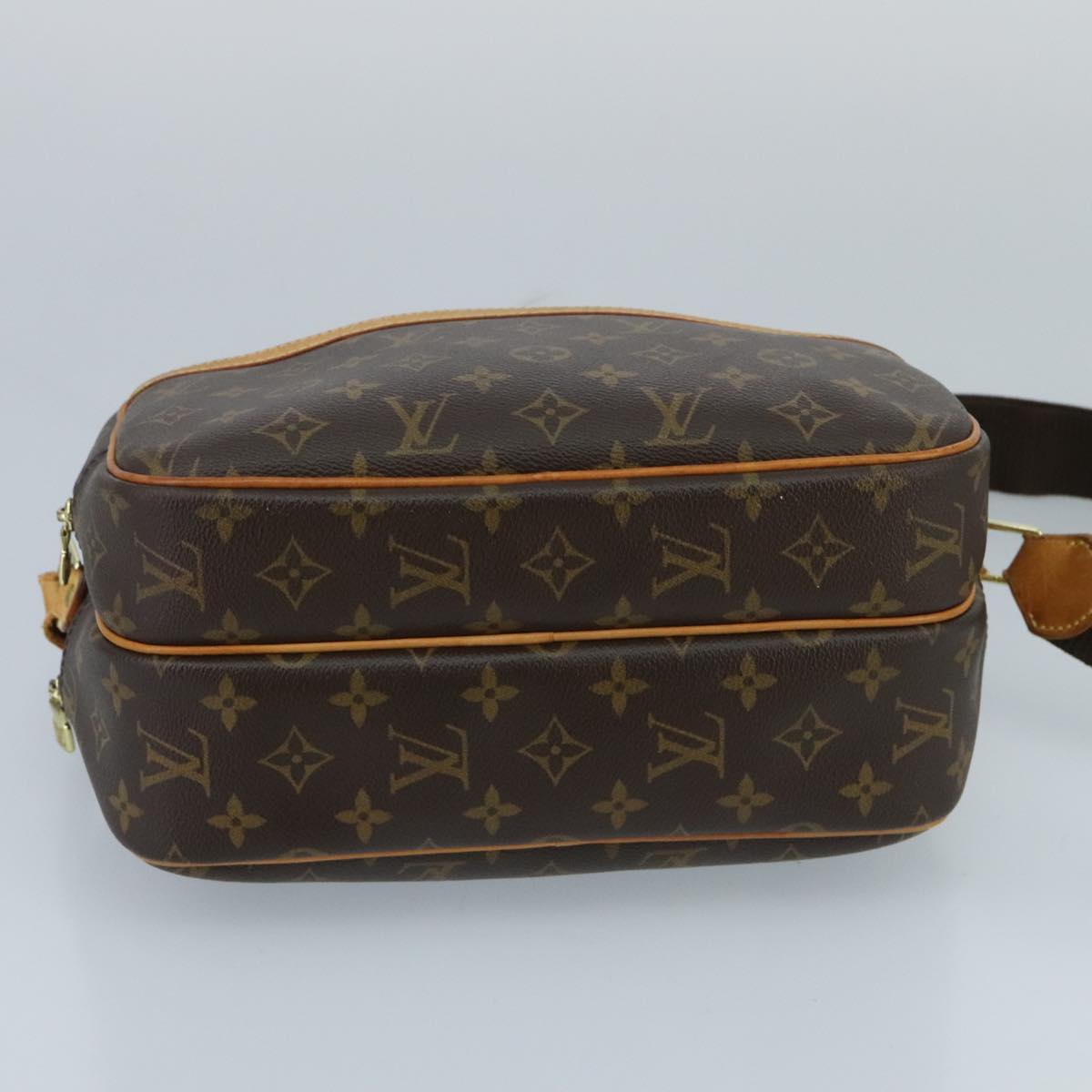 LOUIS VUITTON Monogram Reporter PM Shoulder Bag M45254 LV Auth hk1825