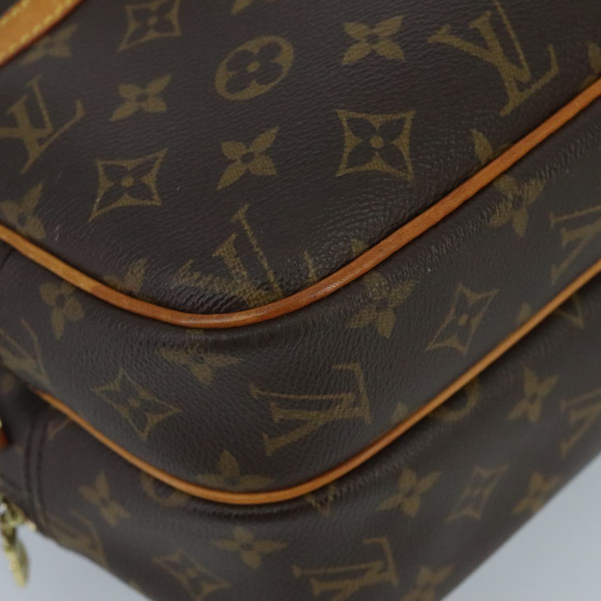 LOUIS VUITTON Monogram Reporter PM Shoulder Bag M45254 LV Auth hk1825