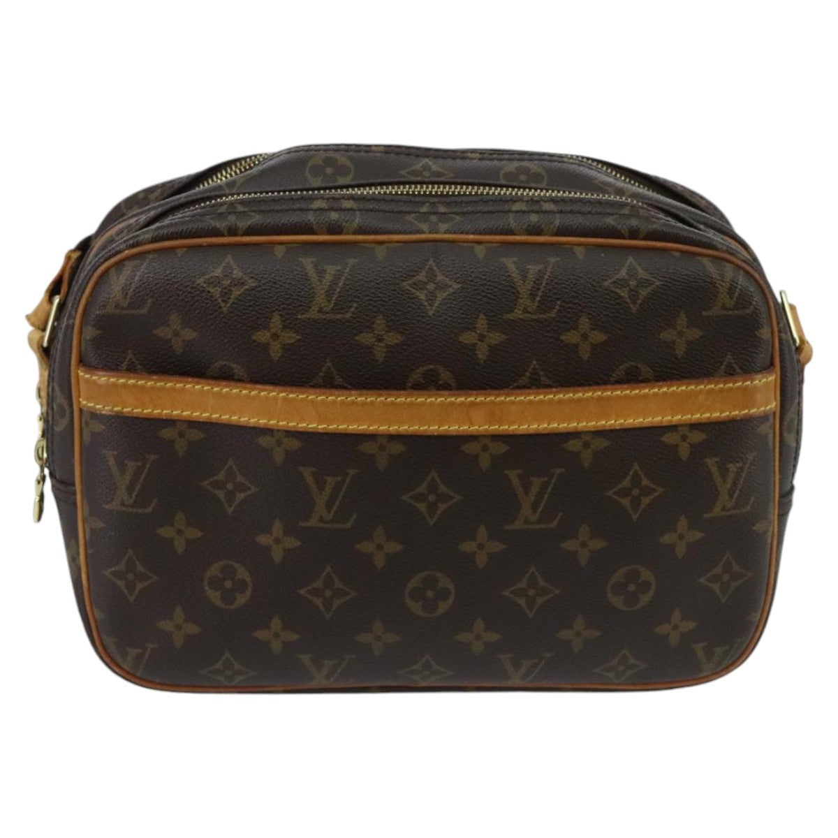 LOUIS VUITTON Monogram Reporter PM Shoulder Bag M45254 LV Auth hk1825