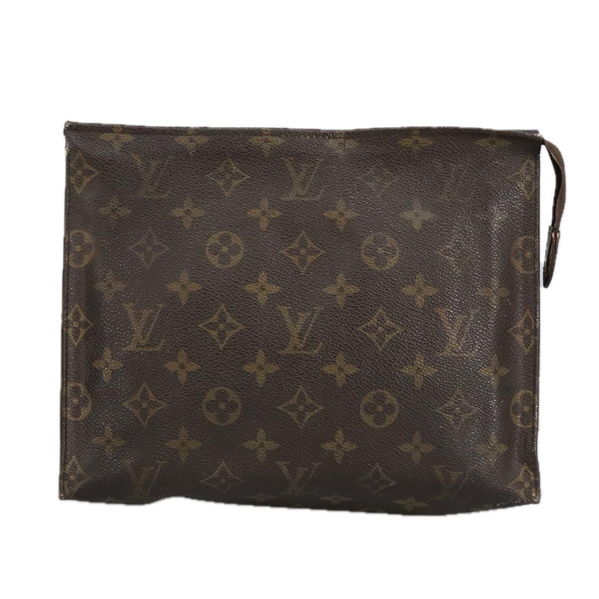 LOUIS VUITTON Monogram Poche Toilette 26 Pouch M47542 LV Auth hk1832