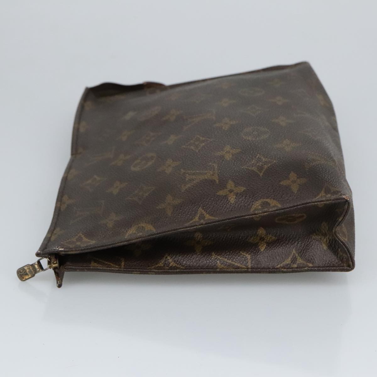 LOUIS VUITTON Monogram Poche Toilette 26 Pouch M47542 LV Auth hk1832