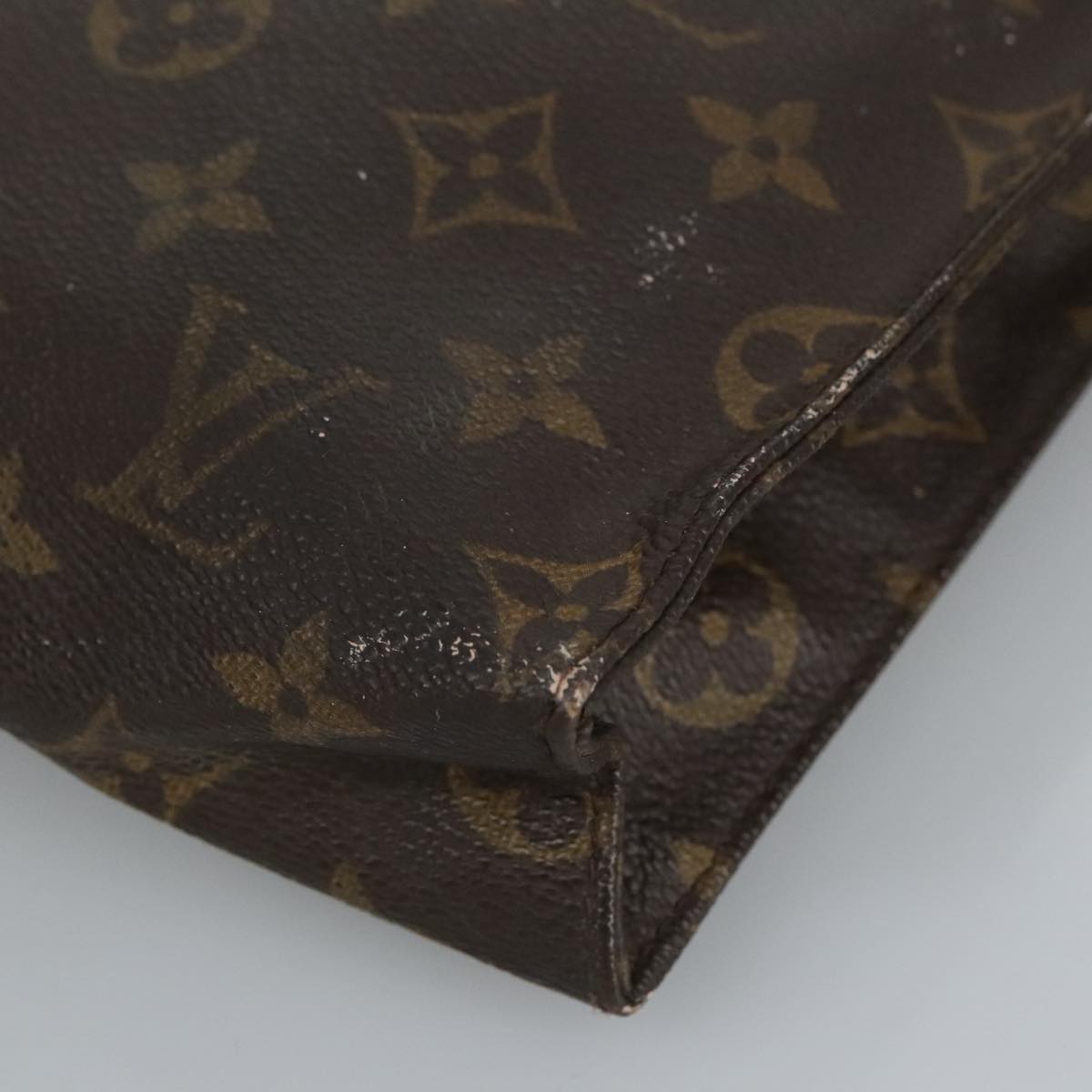 LOUIS VUITTON Monogram Poche Toilette 26 Pouch M47542 LV Auth hk1832