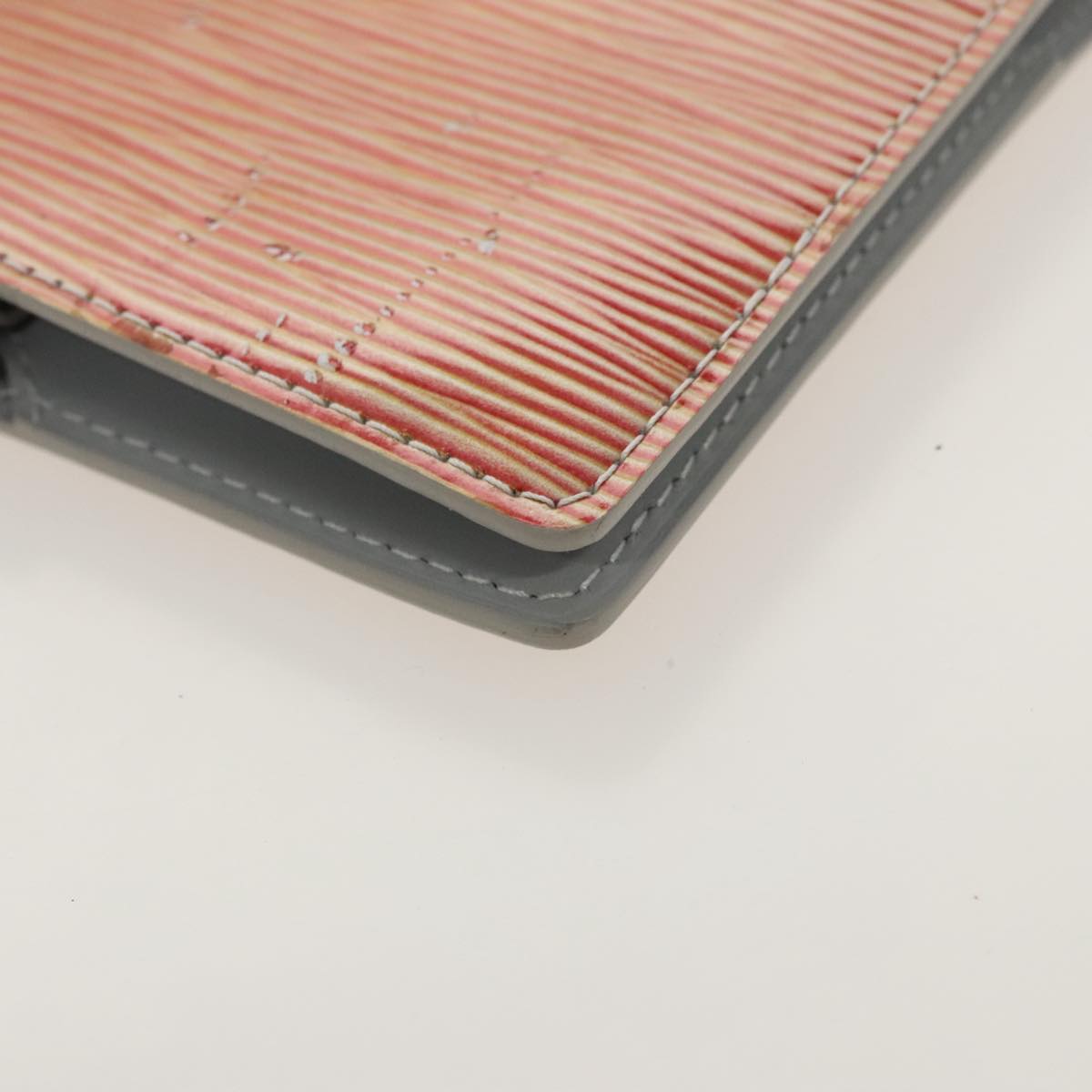 LOUIS VUITTON Cyber Epi Agenda PM Day Planner Cover Orange M99081 LV Auth hk1844