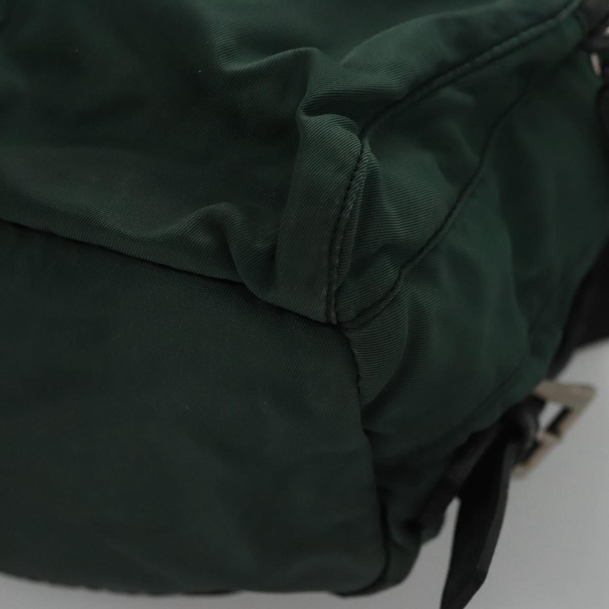 PRADA Backpack Nylon Green Auth hk1902