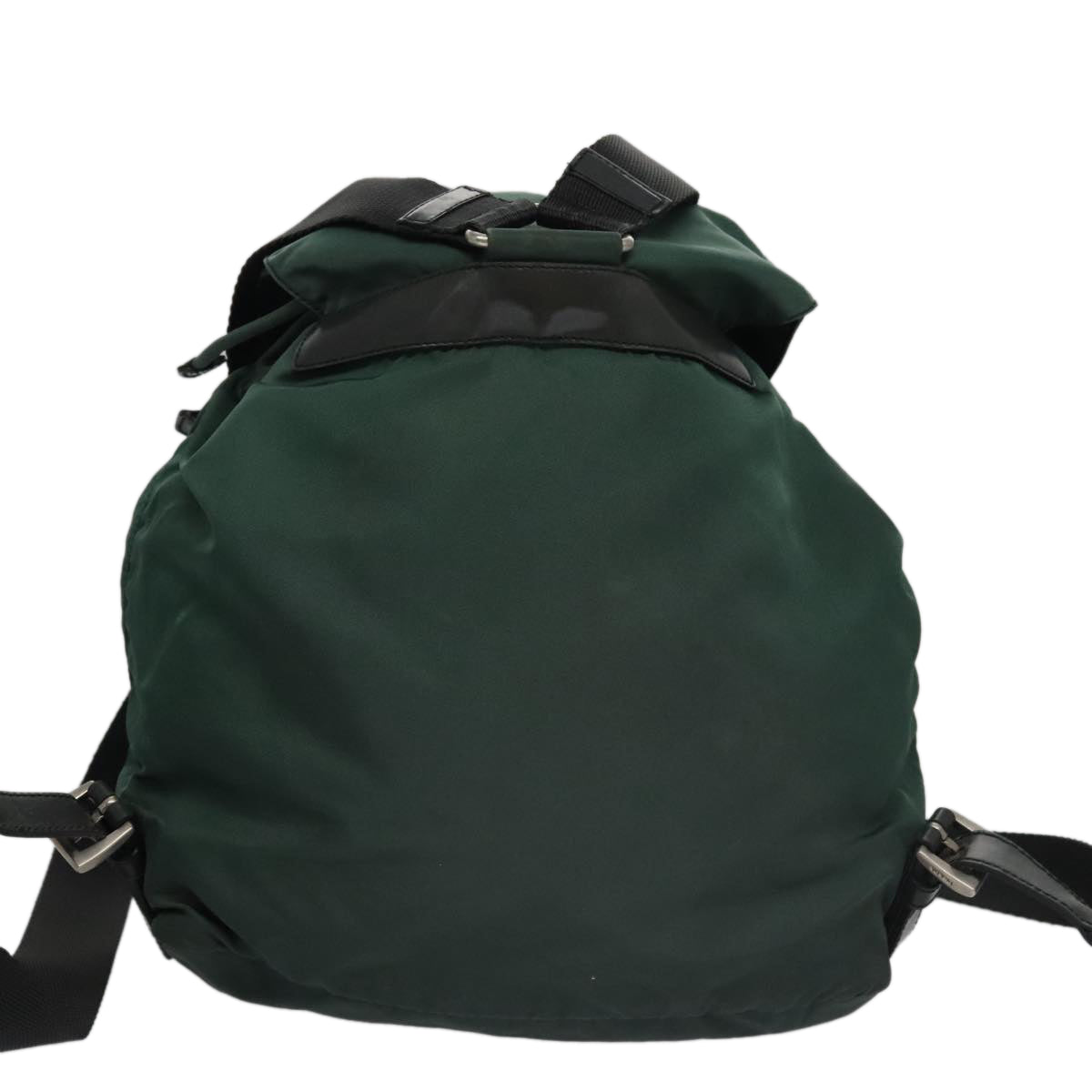 PRADA Backpack Nylon Green Auth hk1902