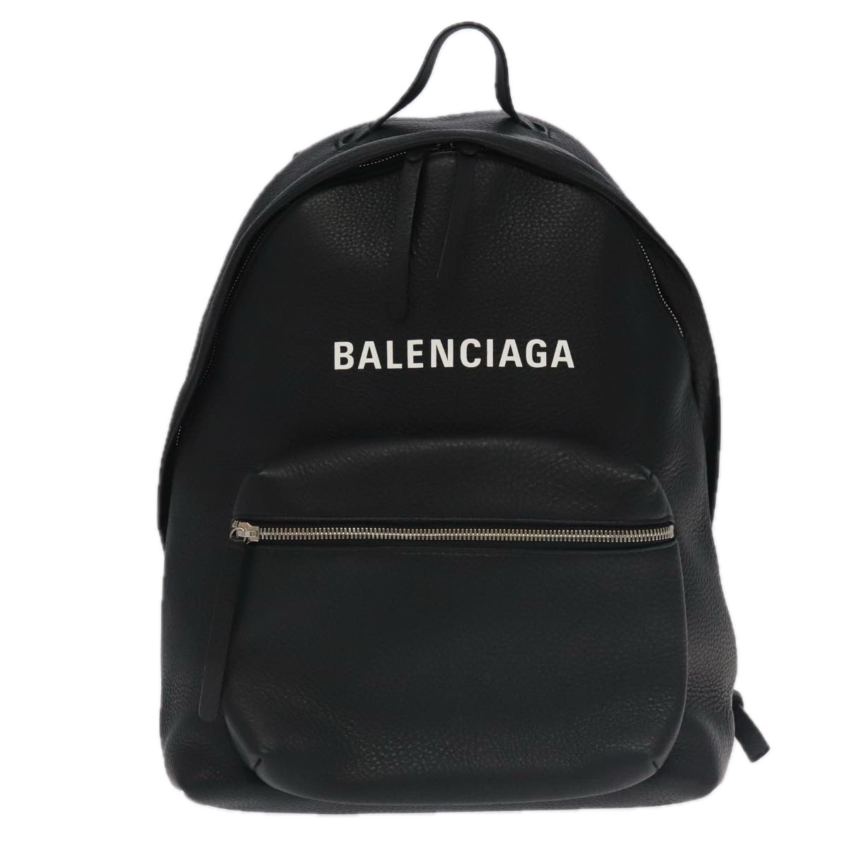 BALENCIAGA Every day Backpack Leather Black 502847 Auth hk1953