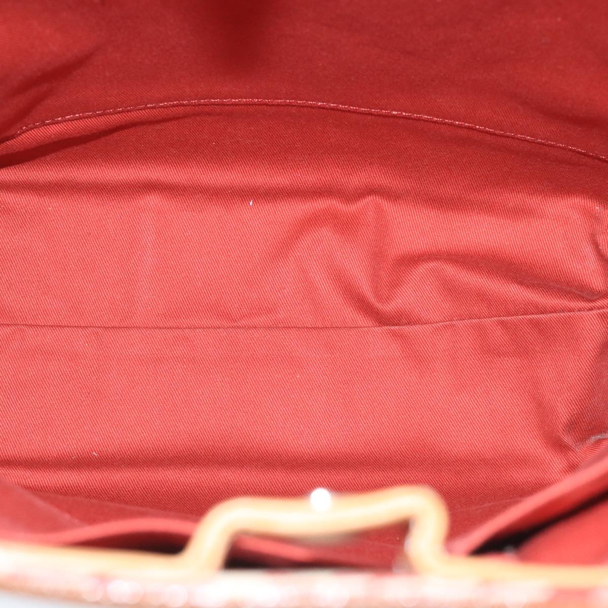 BURBERRY Blue Label Tote Bag Canvas Red Auth hk1973