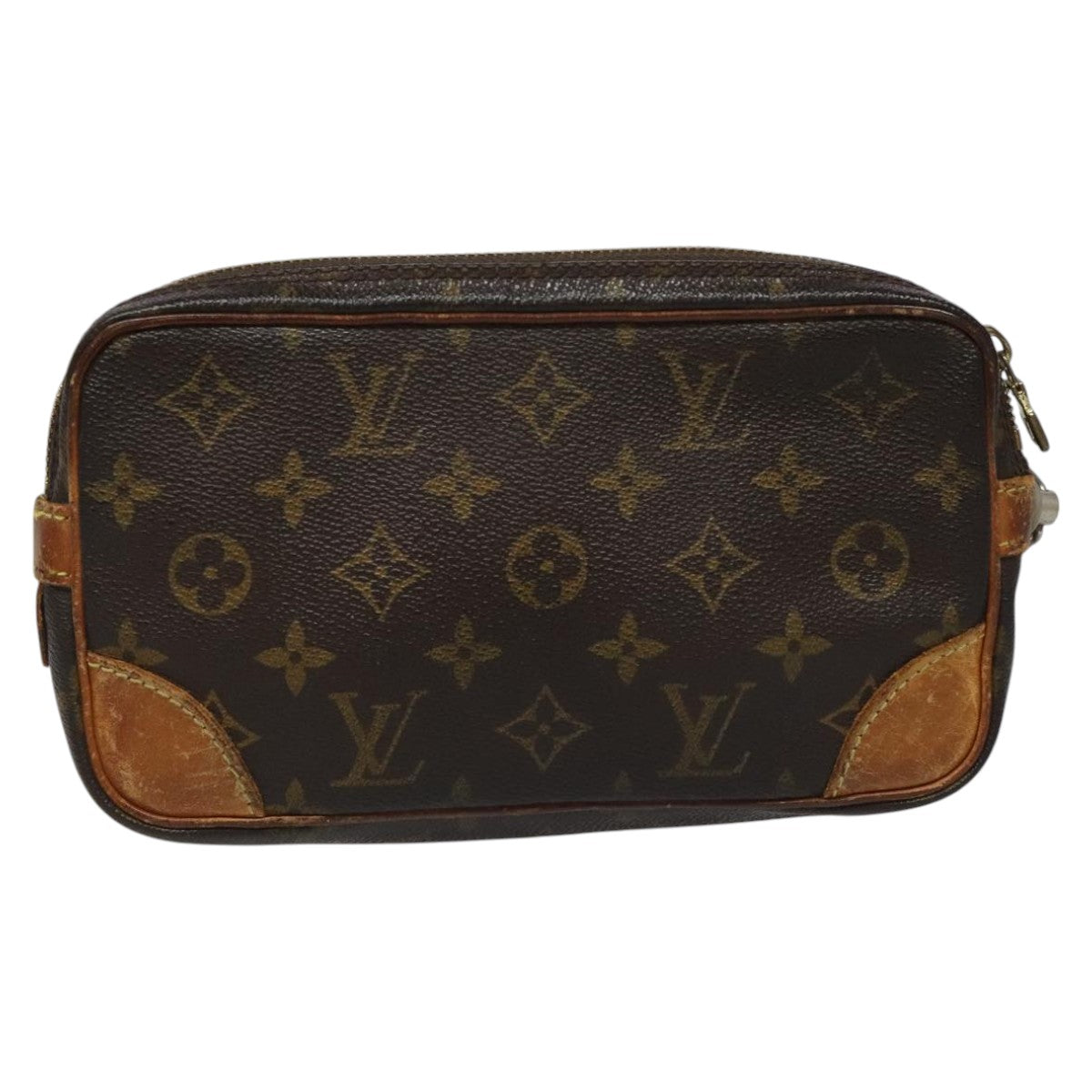 LOUIS VUITTON Monogram Marly Dragonne PM Clutch Bag M51827 LV Auth hk2007