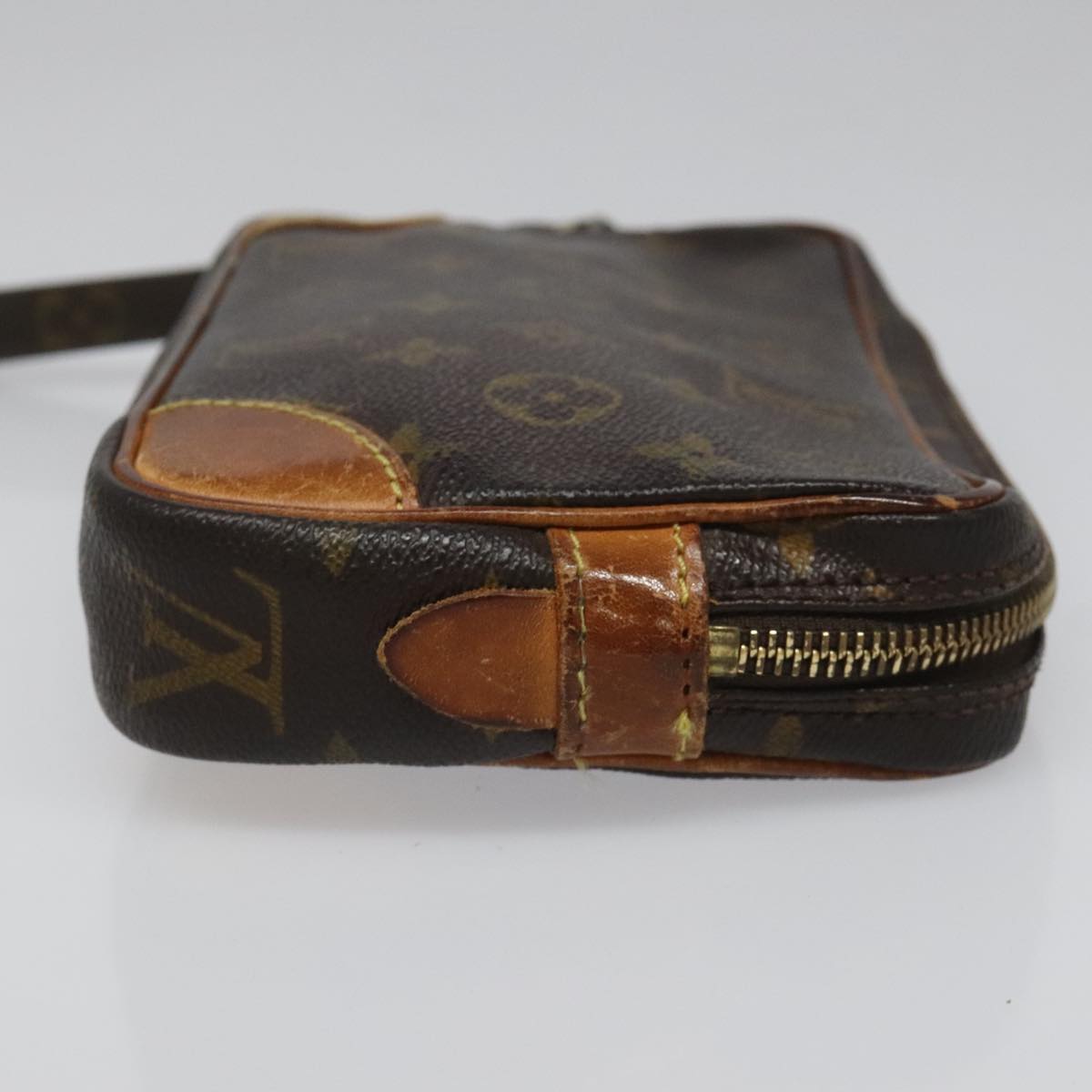 LOUIS VUITTON Monogram Marly Dragonne PM Clutch Bag M51827 LV Auth hk2007