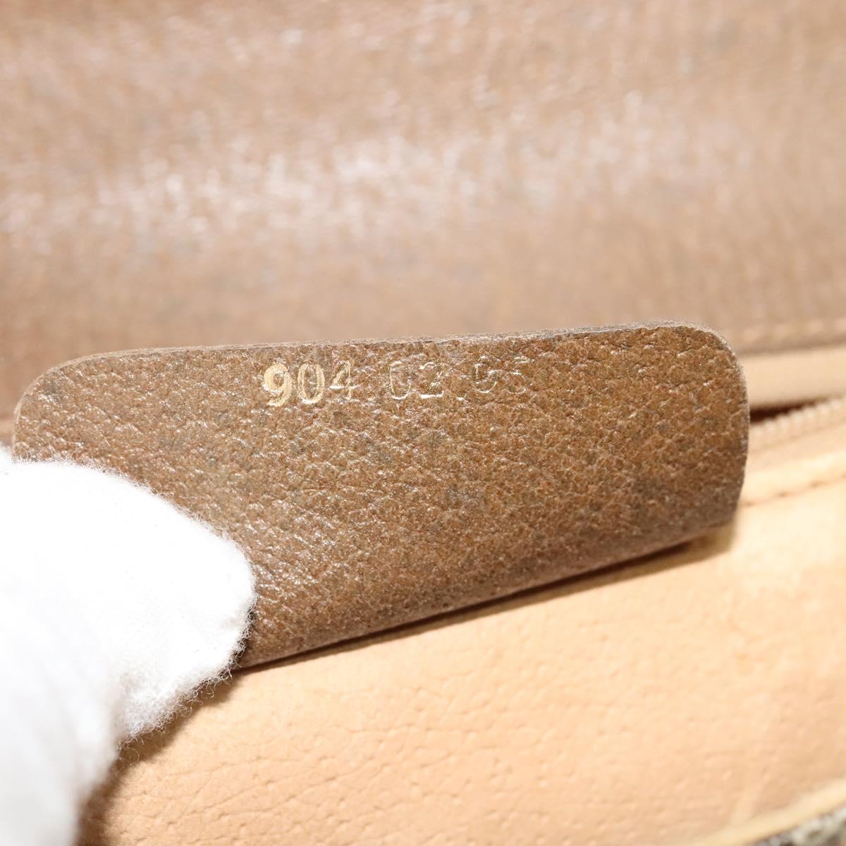 GUCCI GG Supreme Shoulder Bag PVC Beige Gold 904 02 050 Auth hk2124
