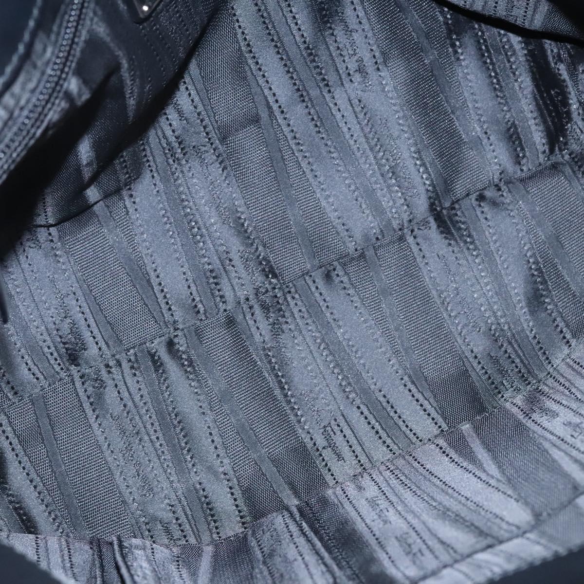 Salvatore Ferragamo Gancini Hand Bag Patent leather Black Silver Auth hk2206