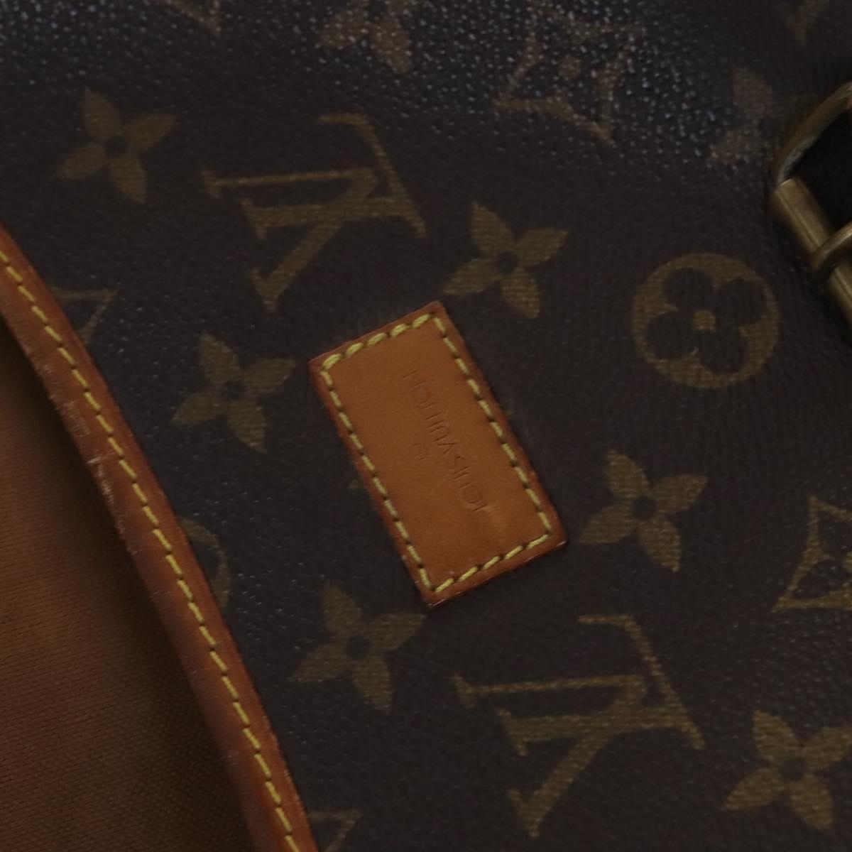 LOUIS VUITTON Monogram Saumur 35 Shoulder Bag M42254 LV Auth hk2284