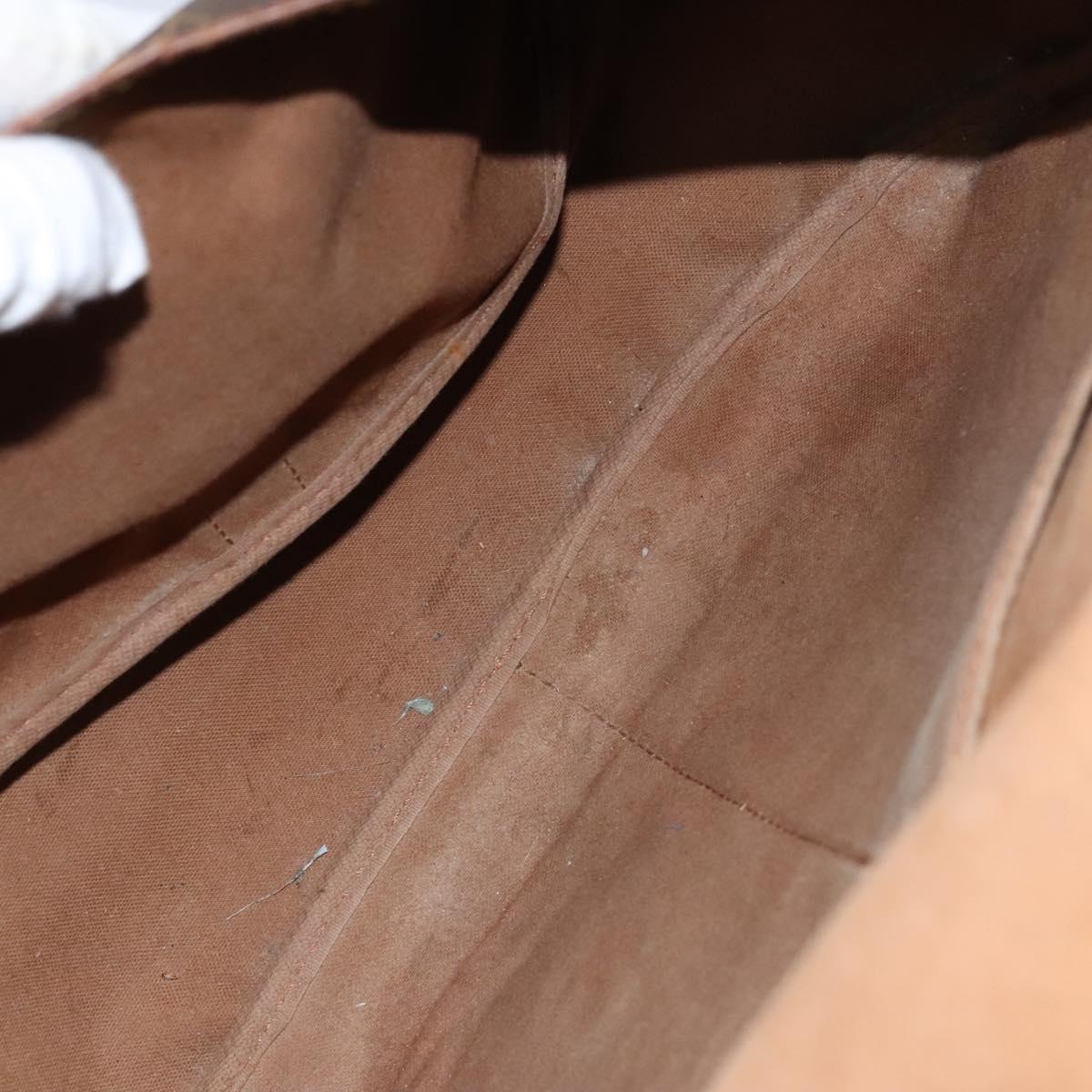 LOUIS VUITTON Monogram Saumur 35 Shoulder Bag M42254 LV Auth hk2284