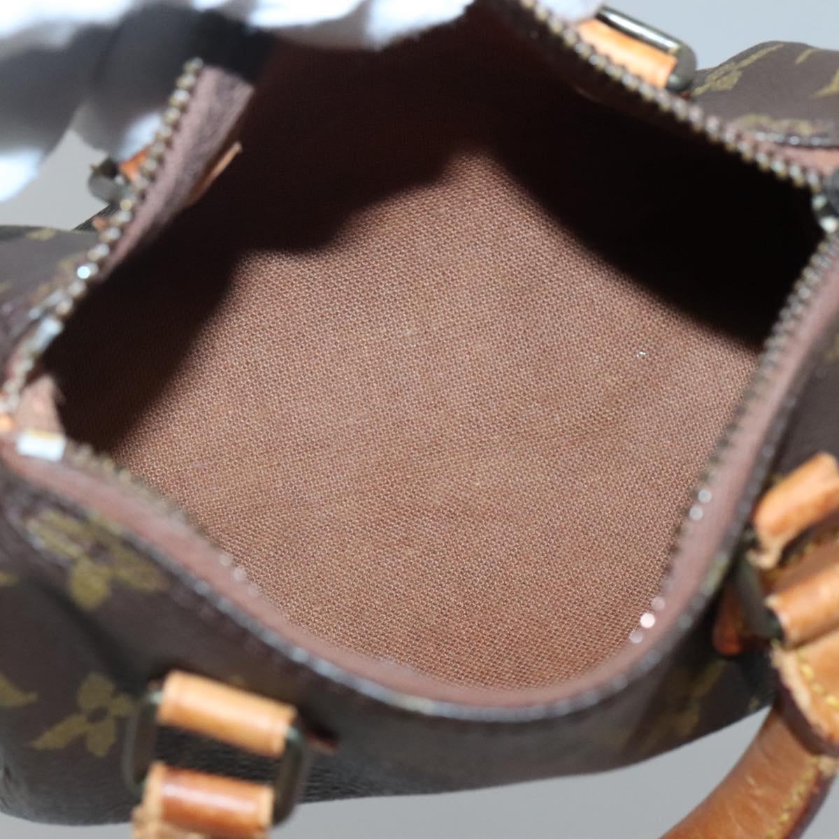 LOUIS VUITTON Monogram Mini Speedy Hand Bag M41534 LV Auth hk2286